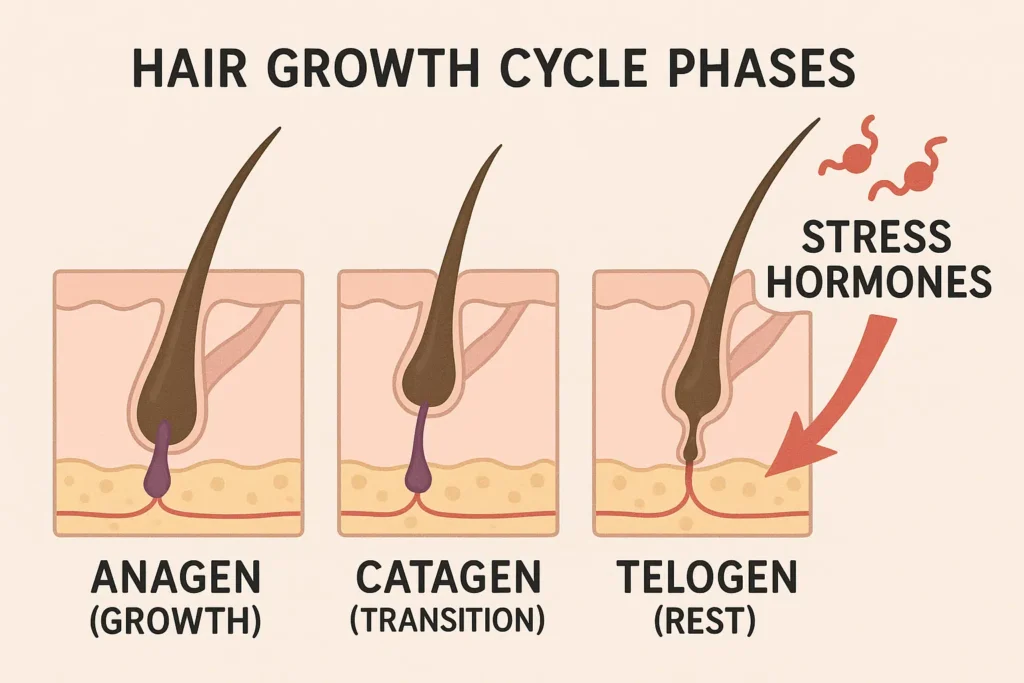 Can Stress Cause a Receding Hairline