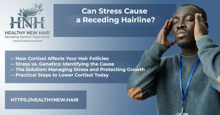Can Stress Cause a Receding Hairline? The Cortisol Connection With Post Information Featured Image