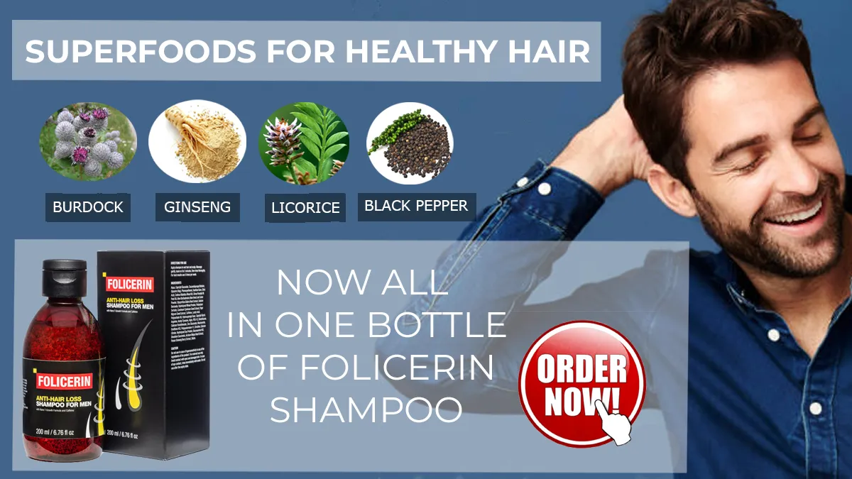 Superfoods for Healthy Hair Banner