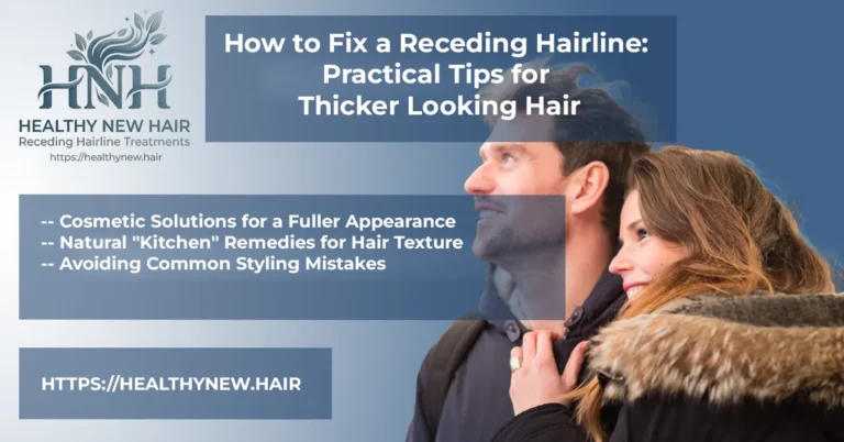 How To Fix a Receding Hairline Featured Image
