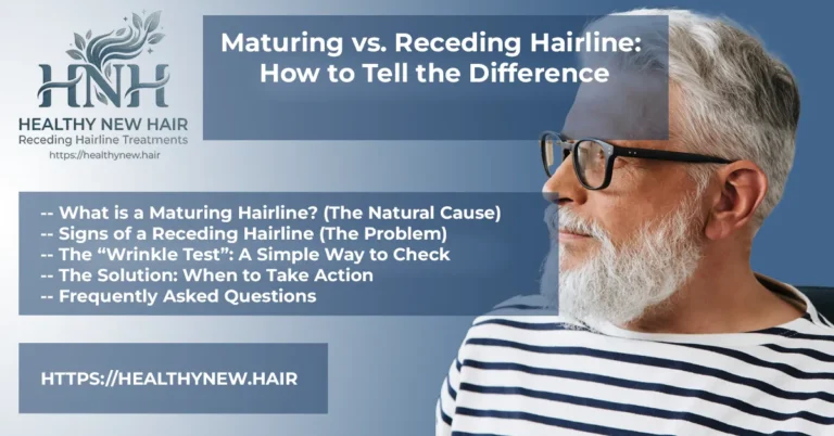 Maturing vs. Receding Hairline: How to Tell the Difference Featured Image