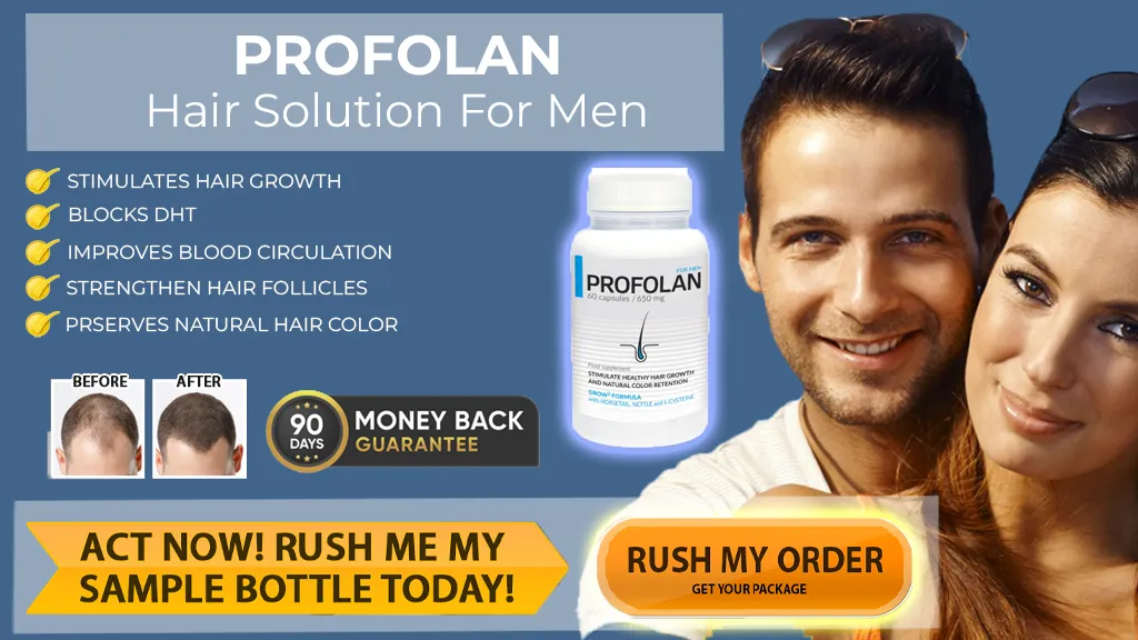 Profolan Receding Hairlie Treatment for Men Banner