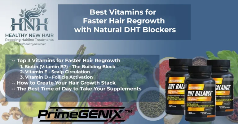 Vitamins for Faster Hair Regrowth Vitamins for Faster Hair Regrowth and PrimeGENIX DHG Balance Featured Image